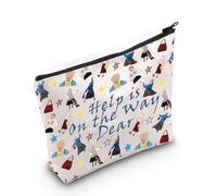MNIGIU Mrs. Doubtfire Inspired Gift Mrs. Doubtfire Cosmetic Bag Mrs. Doubtfire Fans Gift Help Is On The Way Dear, Way Dear Bag, S
