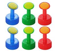 Mnixy 6 PCS Bottle Top Waterers, Sprinkler Head For Watering Can, Plastic Plant Seed Seedling Garden Watering Attachments for Water Bottles(Red,Green,Blue),Height: 4.5cm Diameter: 3cm
