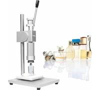 MNJVCFDS 13-20mm Professional Bottle Capper,Manual Perfume Capping Machine, 2-in-1 Aluminum Capping Machine + Center Cap Capping Machine, with Positioning Plate