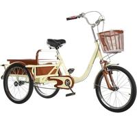 MNJVCFDS 20'' Adult Tricycles, Adult Trikes, 3 Wheel Bikes