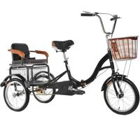 MNJVCFDS Adult Tricycle, 16 Inch 3-Wheel Bikes