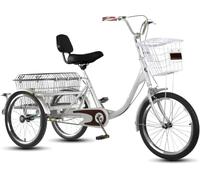 MNJVCFDS Adult Tricycle, 20 Inch 3-Wheel Bikes