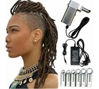 MNJVCFDS Dreadlocks Maker with 6 Head, Instant Dreadlock Machine for Locs, Handheld Dreadlock Crochet Braiding Making Machine, Quick DIY Dreadlock Hair Extensions