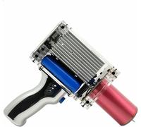 MNJVCFDS Handheld Tesla Coil Gun, Portable Spark Gap Arc Generator, Automatic Trigger + Single Trigger Dual Mode, 8-10 Cm Linearly Adjustable, for Science Physics Teaching Experiment