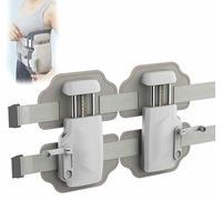 MNJVCFDS Lumbar Traction Device, Herniated Disc Back Pain Relief Device, Lower Back Pain Relief Stretcher, Spinal Decompression Devices, Lumbar Support Belt with Lumbar Pad