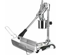 MNJVCFDS Manual Long French Fries Maker Machine Stainless Steel 30cm Potato Strips Machine Fried Chips Squeezer Extruder 16 Holes