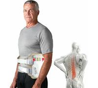 MNJVCFDS Portable Spine Decompression Traction Device, Professional Lumbar Traction Device, Back Stretcher for Lower Back Pain Relief, Lumbar Decompression Belt