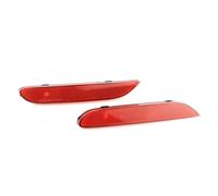 MNKBODG Bumper Reflector Light Compatible With Nissan For Pathfinder 2013 2014 2015 2016 2017 2018 Rear Bumper Reflector Brake Light Shell Cover 26565JJ90A(2PCS Red Shell)