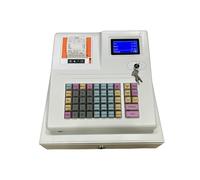 MNMIOIO Cash Register, Small Intelligent Electronic Cash Register, Order And Ticket Machine, Dual Screen Display, Purple Light Banknote