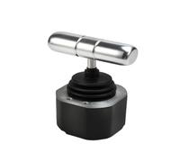 MNMIOIO Transporter Electric Vehicle Control Lever Single-axis 61T Rocker, Automatic return to center position,Push Rod Thruster Hall-type Industrial Control Lever(Onecolor,Output CAN2.0)