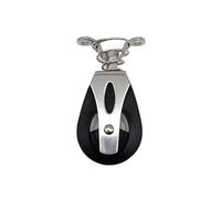 MNMIOIO Universal 316 Steel 1500Lbs Load Head Single Pulley Nylon Sailboat Plain Bearing Sheave Block Marine Rope Runner Boat Accessory Boat and Yacht Accessories