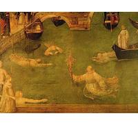 MNMSBFXQ Oil Painting Canvas Wall Poster Print Artwork Miracle of the Cross At the Bridge of S Lorenzo by Gentile Bellini Modern Prints for Wall Decor 60x90cm
