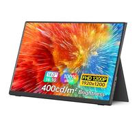 MNN Portable Monitor 14 inch FHD 1920 * 1200P USB C HDMI Ultra-Slim IPS Travel Display w/Smart Cover & Speakers, HDR Plug&Play, External Monitor for Laptop PC, Phone,Mac(400cd/m² Brightness)