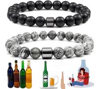 mnopx 2PC Anti Alcohol Bracelet 2025 New anti alcohol craving bracelet Christmas Valentine's Day Father's Day Gifts(2 PCS3)