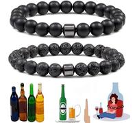 mnopx 2PC Anti Alcohol Bracelet 2025 New anti alcohol craving bracelet Christmas Valentine's Day Father's Day Gifts(2 PCS2)