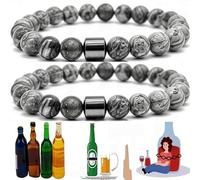 mnopx 2PC Anti Alcohol Bracelet 2025 New anti alcohol craving bracelet Christmas Valentine's Day Father's Day Gifts(2 PCS7)