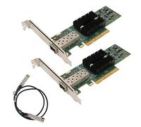 MNPA19 10Gb SFP PCIE Network Card, 2PCS PCI X8 Ethernet LAN A with 3.28ft Conversion Cable, 10Gbps SFP Port for Server 2003 to 2016, Win7 to Win10,