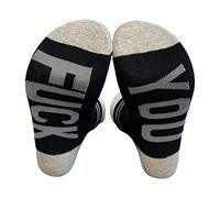 MnPalettey 3 Pairs Fuck&You Swear Word Curse Printed Stockings Novelty Crew Socks Casual Sports Letters Socks For Men Women Gifts