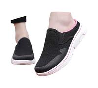 MNRIUOCII Summer trainers, women's lightweight breathable mesh slip-on shoes, as low shoes, sporty leisure shoes for jogging and daily use, with high wearing comfort, sports shoes, running shoes, Hot