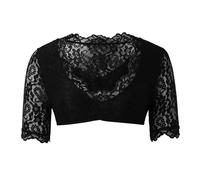 MNRIUOCII Women's Dirndl Blouse Lace Dirndl Blouse Short Sleeve Oktoberfest Costume Blouse Elegant Lace Blouse Sexy Dirndl Blouses Wedding Blouse Bavarian for Special Occasions Costume Blouses, E