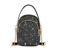 Mnsruu Atomic Chemistry Physics Crossbody Bag Small Shoulder Handbags Leather Purse for Women