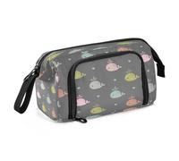 Mnsruu Baby Whales Pencil Case Large Capacity Pencil Pouch Stationery Bag for Office School