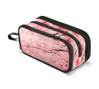 Mnsruu Big Capacity Pencil Bag 3 Compartment Pen Pouch Holder Box for Boys Girls School Office Supplies Storage OrganizerLarge Pencil Case Royal Crow Pattern