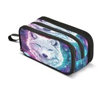 Mnsruu Big Capacity Pencil Case Chemical Laboratory Formula Pen Bag Pouch Holder Box 3 Compartment Portable Storage Organizer for Teen Girls Boys School Office