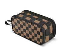 Mnsruu Big Capacity Pencil Case Western Cowboy Desert Horse Indian Pen Bag Pouch Holder Box 3 Compartment Portable Storage Organizer for Teen Girls Boys School Office