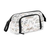 Mnsruu Books and Cute Cozy Things Pencil Case Large Capacity Pencil Pouch Stationery Bag for Office School