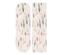 Mnsruu Candies Snowman Tree Pattern Skateboard Grip Tape, Longboards Griptape Anti Slip Scooter Griptape Sand Paper Sheet Sticker 9" x 33"