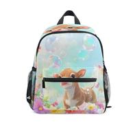 Mnsruu Cute Cow Butterfly Bubbles Toddler Backpack Preschool Rucksack Kids Boys Girls Kindergarten School Bag