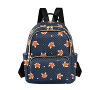 Mnsruu Cute Fox Head Backpack Women Laides Rucksack School Bags Lightweight Shoulder Bag Daypack for Womens, Ladies & Girls S