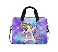 Mnsruu Dab Unicorn Girls 14 inch Laptop Bag Galaxy Kids 10 Tablet Case Sleeve Handbags for Secondary School Women 15.6 Computers Bag Briefcase