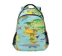 Mnsruu Dinosaur Schoolbag for Boys Girls Elementary Middle Students Dinosaurs Cute Children Pattern For Girls And Boys Co Backpack for Children Cute Animal Kindergarten Backpack with Chest Clip