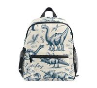 Mnsruu Dinosaurs Retro Dino Toddler Backpack for Boys Kids Backpack Preschool Kindergarten Bookbag Girls Rucksack School Bag 12 Inch