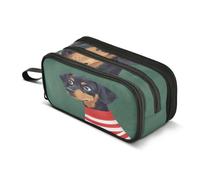 Mnsruu Dog Dressed Pencil Case Boys Girls Pen Bag Pouch School Office Kids
