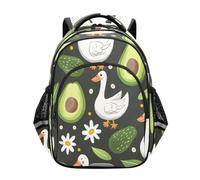 Mnsruu Duck Daisy Backpack For Girls Kindergarten Elementary Bookbag Lightweight Childrens School Bag,Medium