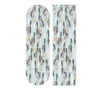 Mnsruu Duck Snow Pattern Skateboard Grip Tape, Longboards Griptape Anti Slip Scooter Griptape Sand Paper Sheet Sticker 9" x 33"