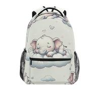 Mnsruu Elephants Animal Forest Backpack Rucksack School Bag for Girls Boys Kids Student Boogbag Laptop Travel Daypack