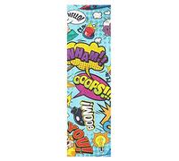 Mnsruu Fashion Pop Colorful World Skateboard Grip Tape Sheets Graphic Longboard Griptape BUBBLE FREE Anti-Slip 33"X 9" Tapes for Teens Girls Boys