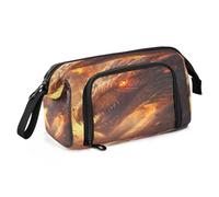 Mnsruu Fierce Dragon Big Capacity Pencil Case Pouch Pen Case Pencil Box Stationery Office Organizer Bag for Boys Girls
