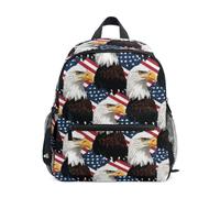 Mnsruu Flag Eagles Pattern Toddler Backpack Preschool Rucksack Kids Boys Girls Kindergarten School Bag
