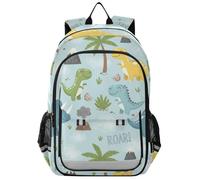 Mnsruu Kids Laptop Backpack Dinosaur T Rex High Middle School Casual Daypack Daily Travel Laptop Bag