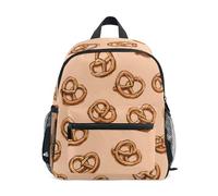 Mnsruu Kids Toddler Backpack Heart Bread, Preschool Kindergarten Bookbag Nursery Travel Bag for Boys Girls