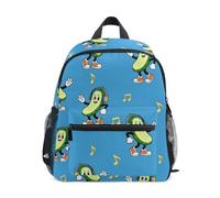 Mnsruu Kids Toddler Backpack Pickled Cucumbers Loofah Music Preschool Rucksack Kindergarten Bookbag Travel School Bag for Boys Girls