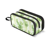 Mnsruu Large Pencil Case Watercolor Celery Stalks Pencil Bag Office Stationery Makeup Bag for Middle High School Girls Boys