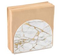 Mnsruu Napkin Holder, White Marble Acrylic, Kitchen Tissue Paper Dispenser, Cocktail Napkin Holder, Party Guest, Bathroom