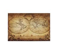 Mnsruu Old World Map Ocean Lake Jigsaw Puzzle Leisure Creative Games 1000 Pieces for Adults Children Gift