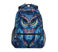 Mnsruu Owl Dream Catcher Forest Backpack Rucksack School Bag for Girls Boys Kids Student Boogbag Laptop Travel Daypack
